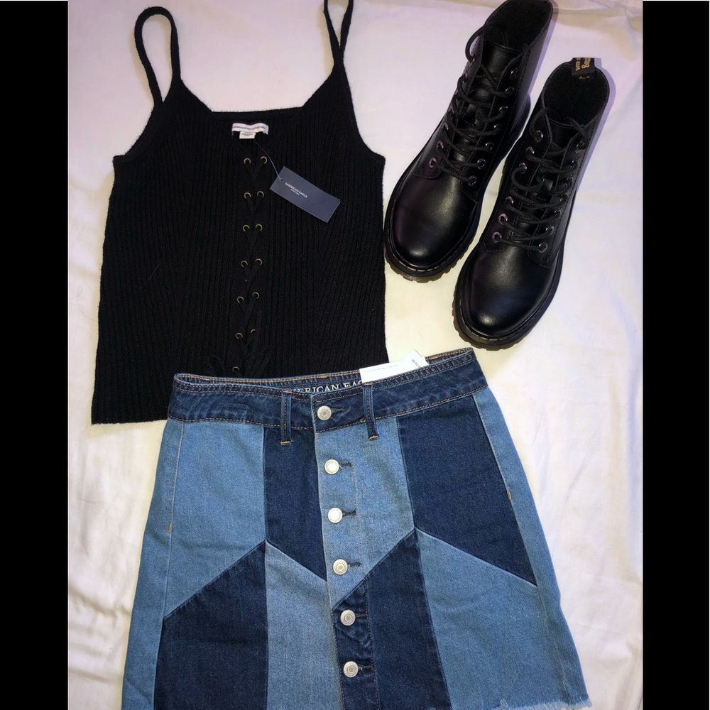 NWT American Eagle sweater tank top shirt Med